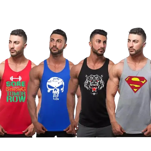 PACK OF 4 GYM SANDO FLEKZ FLEKZ